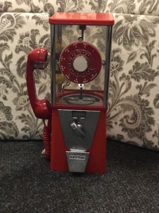 Rare Vintage Telephone & Gumball Machine Phone By Paul Nelson Industries