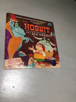 1977 The Hobbit Disneyland Records Storyteller 3819 Lp W12 Page Book