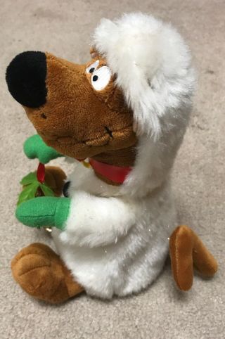Scooby - Doo Animated Christmas Musical Plush Snowman Gemmy Hanna Barbera 8” 2
