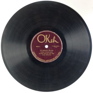 Mamie Smith & Her Jazz Hounds: Alabama Blues Okeh 4658 Rare 78 Vv - Hear