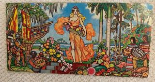 Publix Rare Postcard Vintage Collectible Goddess Of Florida,  By John Garth