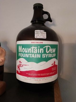 Mountain Dew Fountain Syrup 1 Gallon Bottle
