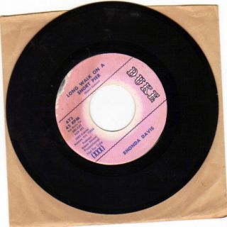 Rare Northern Soul Promo 45 Rhonda Davis " Can You Remember " Duke 473