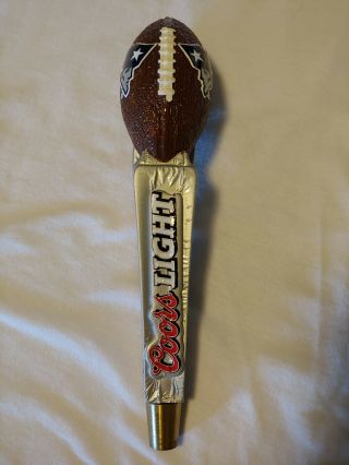 Beer Tap Handle,  Coors Light/new England Patriots.  Football.  2002 Vintage.