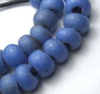 29 Rare Old Blue " Padre " Antique Beads