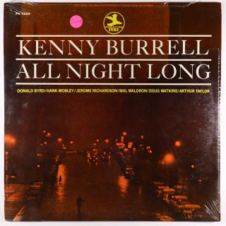 Kenny Burrell - All Night Long Lp - Prestige - Pr 7289 Stereo