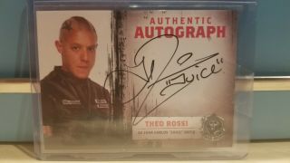 Sons Of Anarchy Autograph Cards Theo Rossi Season 1 - 3 Inscription Juice