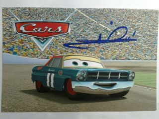 Mario Andretti Authentic Hand Signed Autograph 4x6 Photo - Cars Disney Pixar