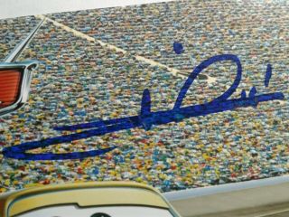 MARIO ANDRETTI Authentic Hand Signed Autograph 4X6 Photo - CARS DISNEY PIXAR 3