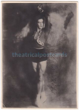 Ballet Dancer Anton Dolin.  Signed Photo