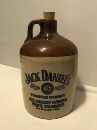 Jack Daniels Old No.  7 Tennessee Whiskey Stoneware Jug All Goods Worth Price