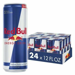Red Bull Energy Drink Cans Various Size And Count