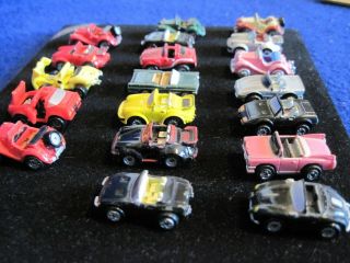 (19) Micro Machines convertibles/sports car 1980 - 90 LGT/BBT/Funrise/Galoob 3