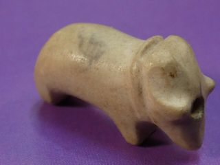 Ancient Pyu Kingdom Rare White Elephant Amulet Bead 20.  7 By 11.  8 By 8.  5 Mm