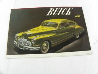 Vintage 1942 Buick Brochure Roadmaster
