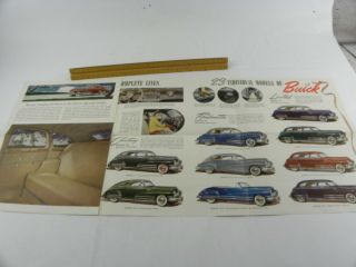 Vintage 1942 Buick Brochure Roadmaster 3