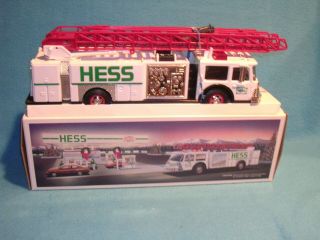 Hess Toy Fire Truck,  1989,  Nib