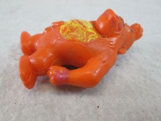Vintage orange plastic gorilla ape 2 1/2 