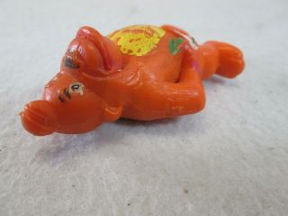 Vintage orange plastic gorilla ape 2 1/2 