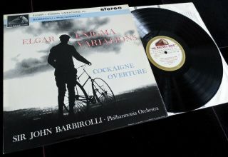 Elgar: Enigma Variations - Sir John Barbirolli Hmv Asd 548 Ed1 Lp