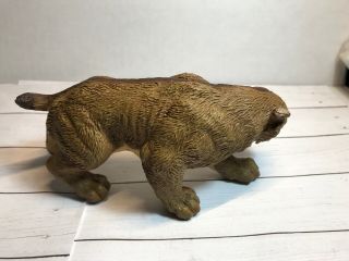 Safari Ltd Missing Links Smilodon Toy,  Prehistoric Saber Tooth Cat Tiger Figure 4