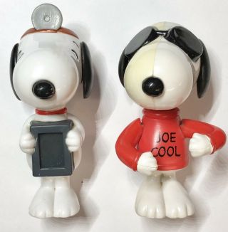 Vintage Burger King Snoopy Joe Cool And Light Up Heart Doctor Toy