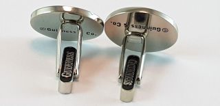Guinness Extra Stout Beer Cufflinks St James Gate Dublin Official Stamped 5