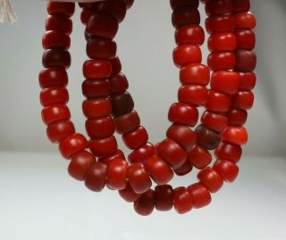 Rare Native American Red Padre Old Trade Beads Indian Oregon