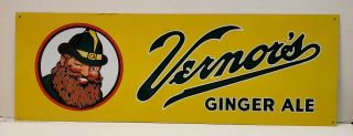 Vintage Vernors Ginger Ale Advertising Sign