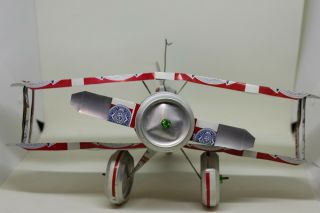 Budweiser Beer Can Airplane Bi Plane Old Novelty Display Item Ready To Hang 2
