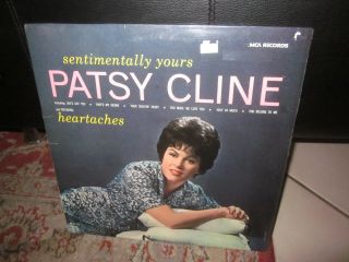 / Patsy Cline - Sentimentally Yours Heartaches Lp Mca Press