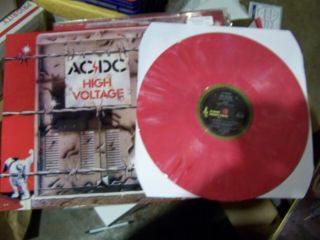 Ac/dc High Voltage Australian Cover Marble Colored Vinyl