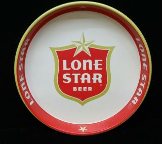 Lone Star Beer Serving Tray 13 " 1981 Lone Star Brewing Co San Antonio Tx