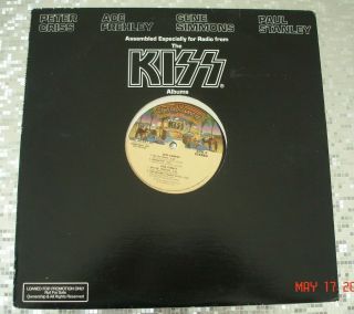 Kiss " Assembled Especially For Radio From The Kiss Albums " Nbd 20137 Dj Promo Lp