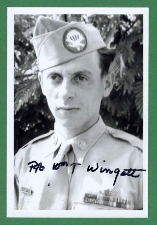 William Wingett Wwii Band Of Brothers 101st 506th Signed 4x6 Photo E17361