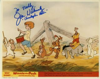Jon Walmsley As Christopher Robin In Winnie The Pooh Signed 8x10 Photo