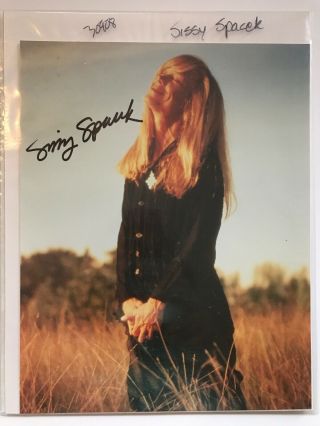 Autographed Picture Sissy Spacek W Certificate Of Authenticity