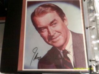 Jimmy Stewart Autographed 8x10 Photo It 