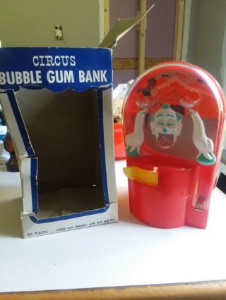 Vintage Circus Bubble Gum Bank By Sidney A Tarson