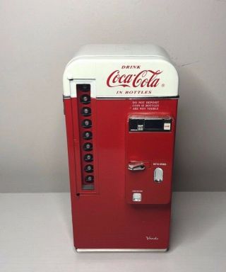 Rare Vtg 1994 Coca Cola Red White Mini Vending Machine