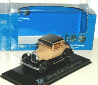 Minichamps 1928 Ford Model A Coupe Mint/boxed 1/43