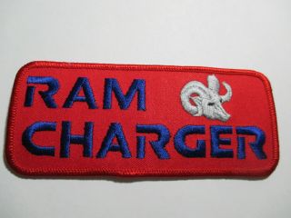 Ram Charger,  Vintage,  NOS,  RARE Patch 5 x 2 1/8 inches 3
