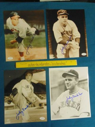 Johnny Vander Meer Autograph Photos - Mlb Signature Picture All Star