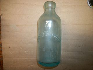 Cairo,  Il Old Andrew Lohr 1880s Hutch Soda Bottle
