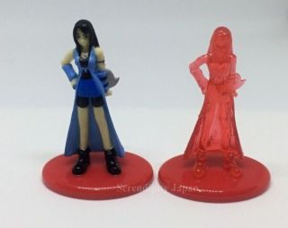 Final Fantasy Coca Cola Promo Mini Figure Ff8 Rinoa Color & Red Clear Ver.