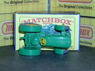 Matchbox Lesney John Deere Tractor Lanz Tractor 50 b1 GPT SC1 VNM & crafted box 8