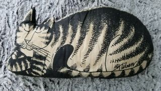 Vintage B.  Kliban Cat Pillow Napcat Sleeping Tabby Cat