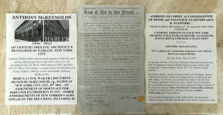 Prolific Architect Developer Harlem York City Land Mtg Document Signed 1861