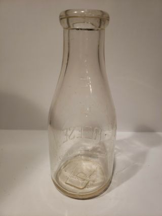 REESE - One Quart Milk Bottle - Doylestown,  PA 3