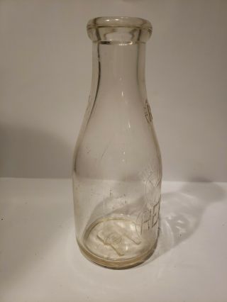 REESE - One Quart Milk Bottle - Doylestown,  PA 4